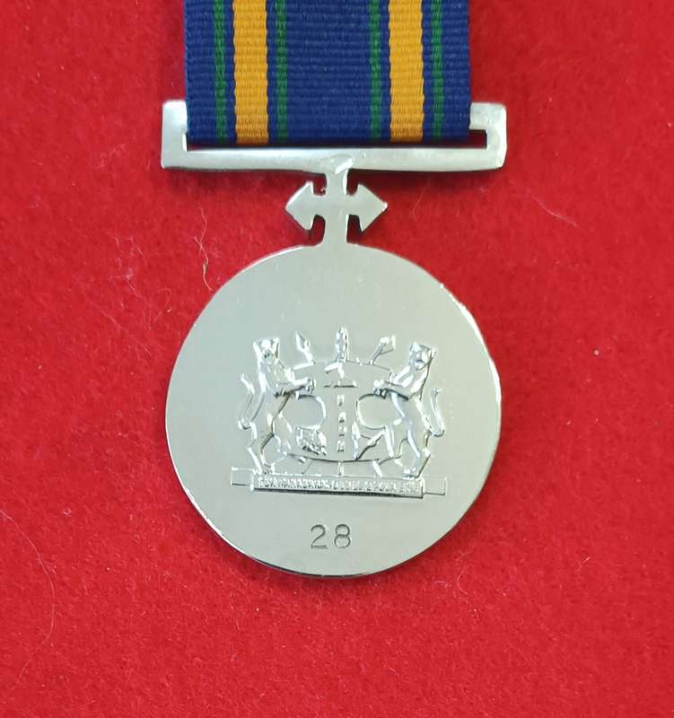 SADF - BOPHUTHATSWANA MILITARY - MARUMO MEDAL CLASS 2 (SILVER) - FULL SIZE + MINIATURE