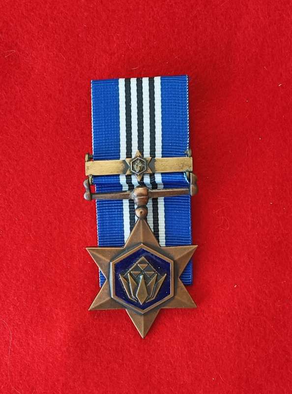 SANDF - BRONZE PROTEA (PB) + SECOND AWARD BAR - FULL SIZE