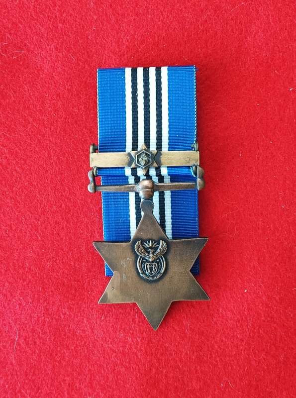 SANDF - BRONZE PROTEA (PB) + SECOND AWARD BAR - FULL SIZE