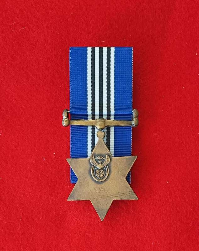 SANDF - BRONZE PROTEA (PB) - ORIGINAL NUMBERED - FULL SIZE