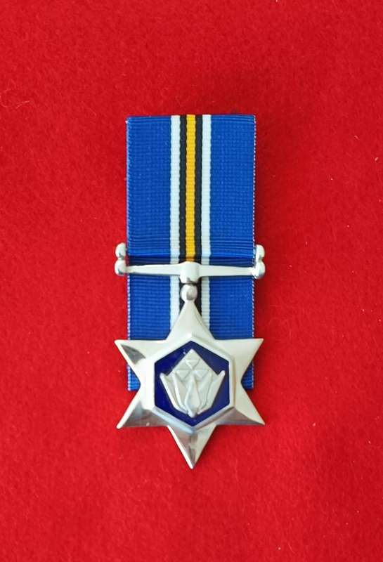 SANDF - SILVER PROTEA (PS) - ORIGINAL NUMBERED - MK SILVER - FULL SIZE