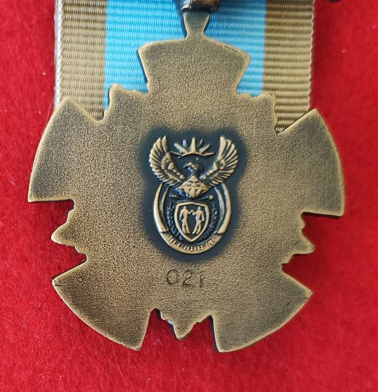 SANDF - BRONZE LEOPARD (NB) - ORIGINAL NUMBERED - FULL SIZE