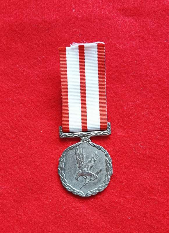 SADF - CISKEI DEFENCE FORCE - SANDILE DECORATION - FULL SIZE - SILVER (SALE)