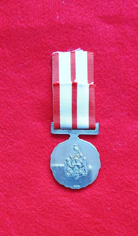 SADF - CISKEI DEFENCE FORCE - SANDILE DECORATION - FULL SIZE - SILVER (SALE)