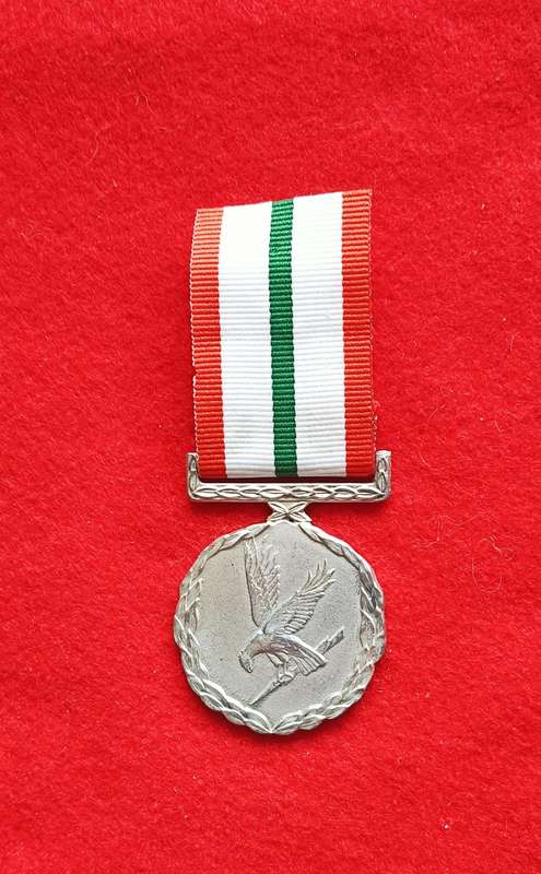 SADF - CISKEI DEFENCE FORCE - SANDILE MEDAL - FULL SIZE - SILVER