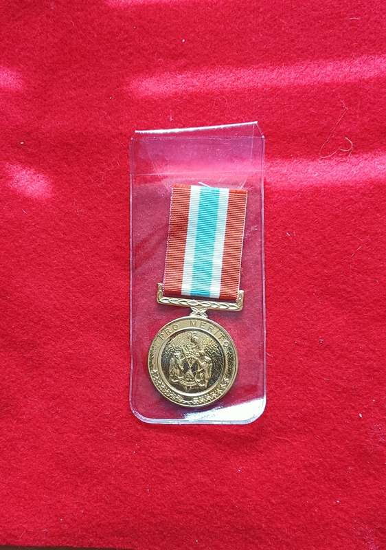SADF - CISKEI DEFENCE FORCE - PRO MERITO DECORATION - FULL SIZE