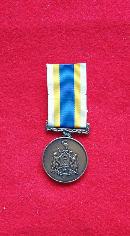 SADF - CISKEI DEFENCE FORCE - LONG SERVICE MEDAL - FULL SIZE
