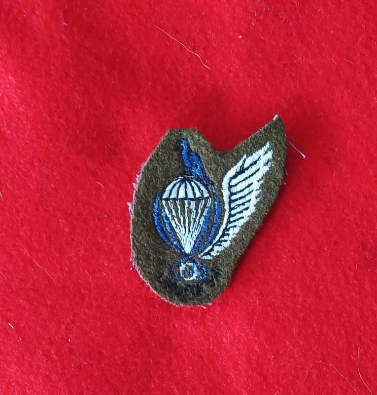 SADF - CISKEI DEFENCE FORCE - PARACHUTE INSTRUCTOR - BREAST BADGE