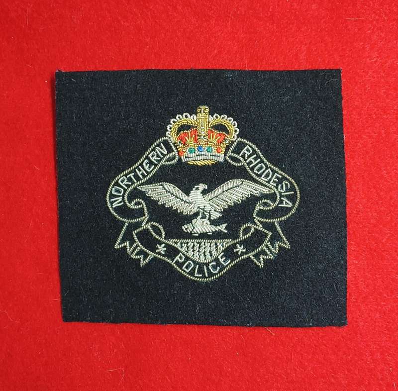 NORTHERN RHODESIA - POLICE BLAZER BADGE (1953 - 1964)
