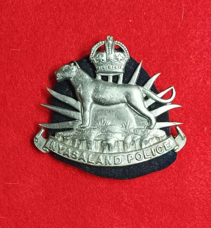 NYASALAND - NYASALAND POLICE CAP BADGE
