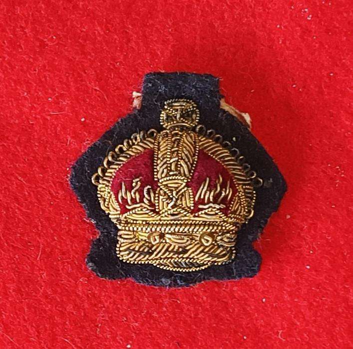 RHODESIA - BSAP - FIRST SERGEANT & SERGEANT MAJOR CROWN (1909 - 1953)