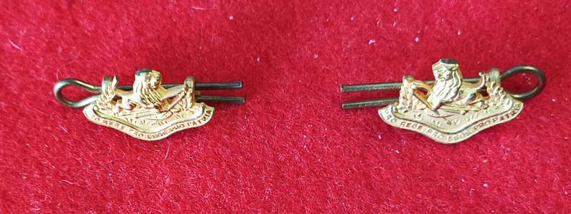 RHODESIA - BSAP - COLLAR BADGES MESS DRESS (1970 - 1980)
