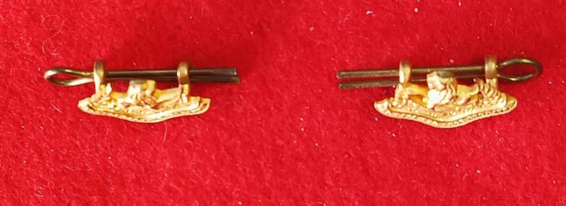 RHODESIA - BSAP - COLLAR BADGES MESS DRESS (1970 - 1980)