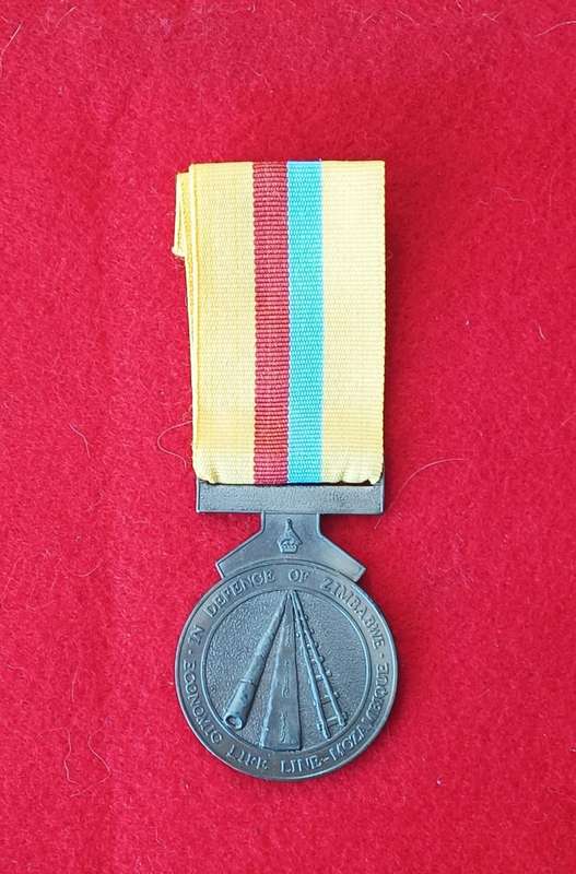 ZIMBABWE - DEFENCE PIPELINE MEDAL - FULL SIZE