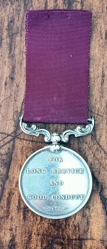VICTORIAN ARMY LONG SERVICE AND GOOD CONDUCT MEDAL - FULL SIZE (SCARCE)