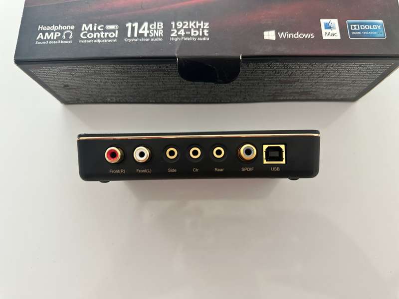 Asus Xonar U7 usb 7.1 - USB DAC Sound card and headphone amplifier