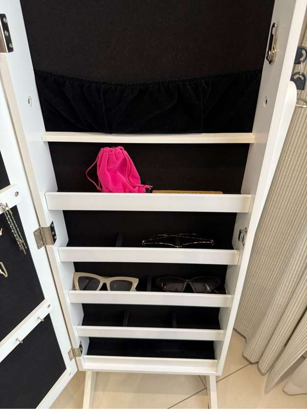 Mirror with Jewlery cupboard
