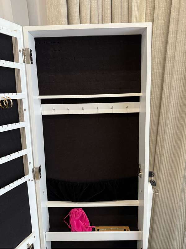 Mirror with Jewlery cupboard