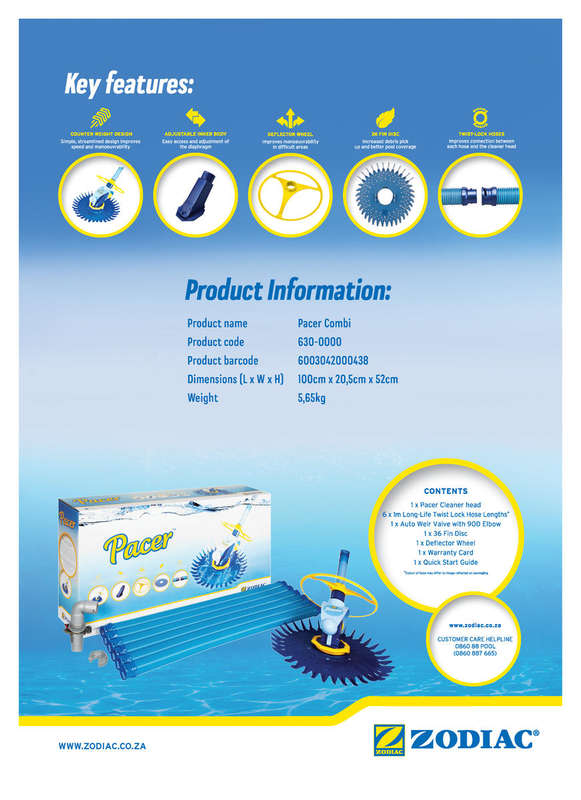Zodiac  Pacer Combi Pool Cleaner
