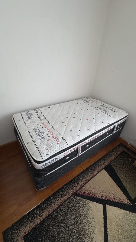 Mattress with Base (Three quarter bed) in Great Condition