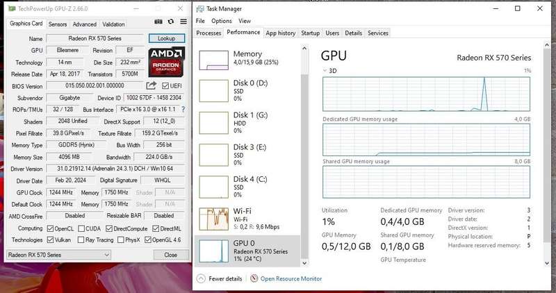 AMD Radeon RX 570 - 4GB