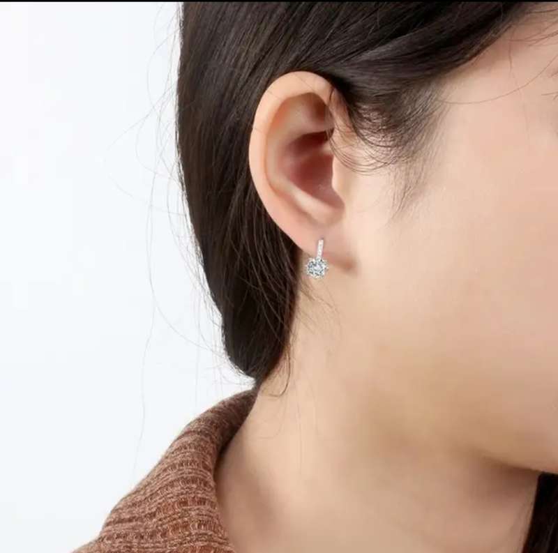 925 Silver Bijoux CZ Stud Earrings