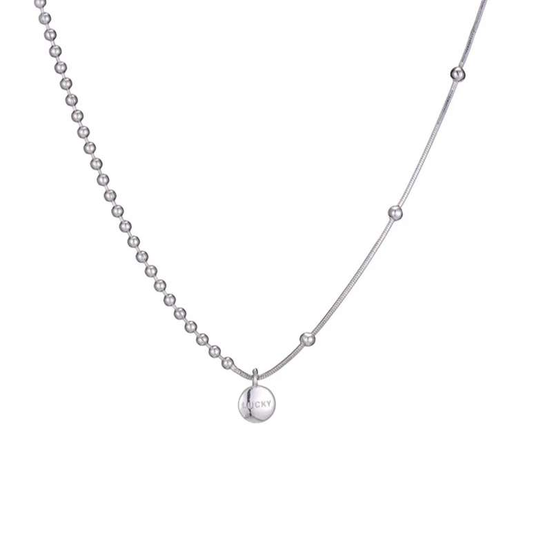 925 Silver Lucky Choker Necklace