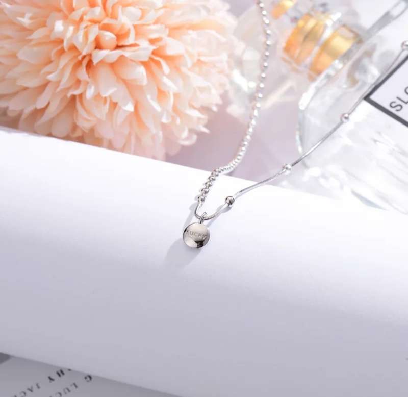 925 Silver Lucky Choker Necklace