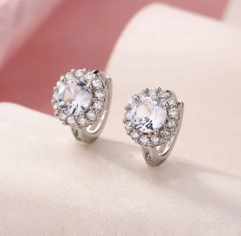 SPECIAL - 925 Silver CZ Earrings (3)