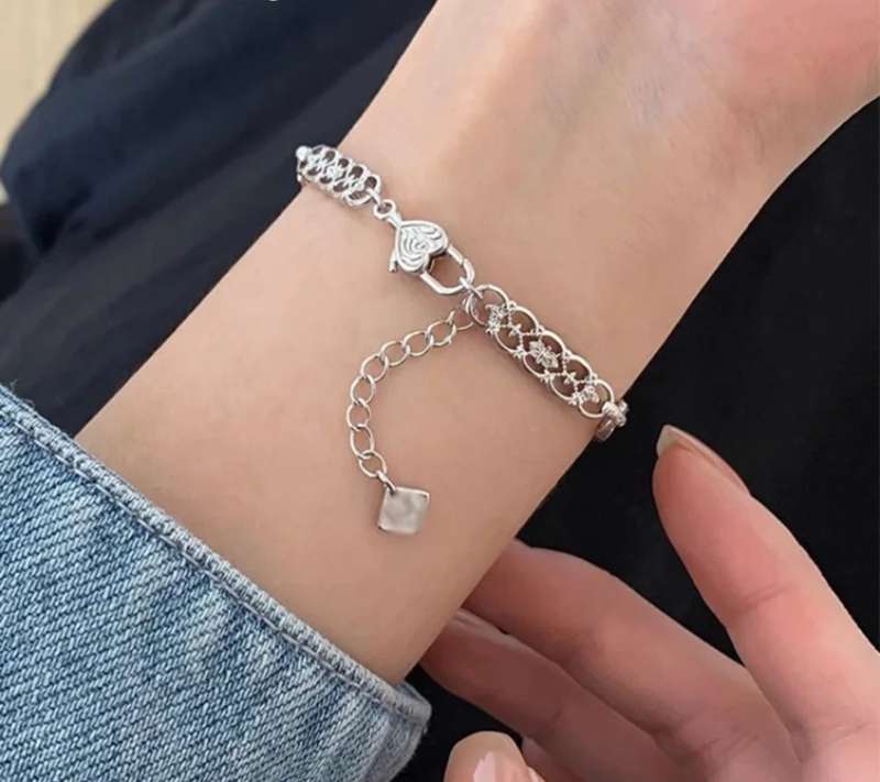 925 Silver Lace Bracelet