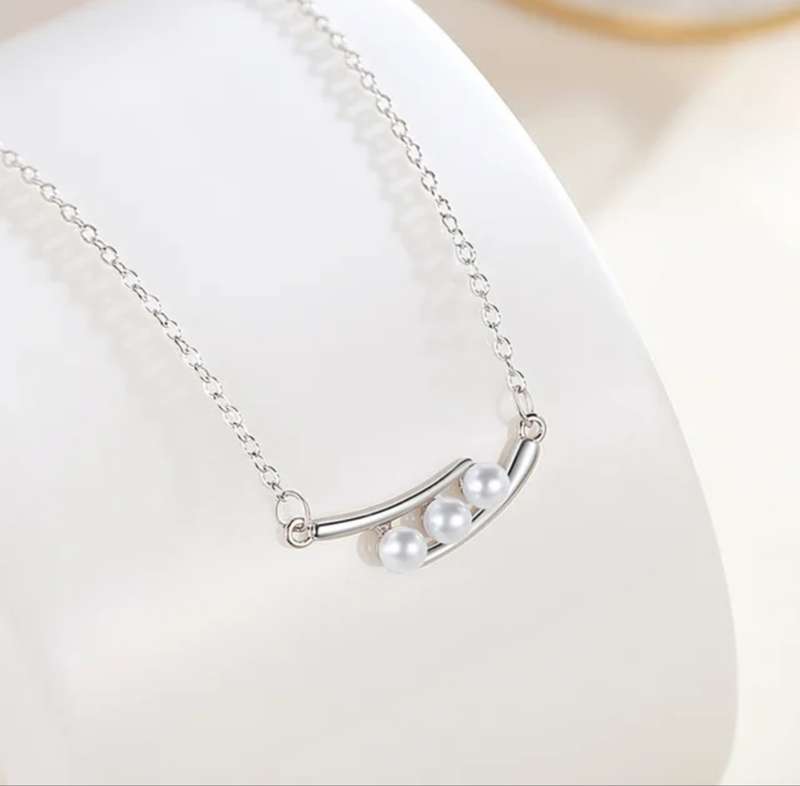 SPECIAL - 925 Silver Pearl Necklace