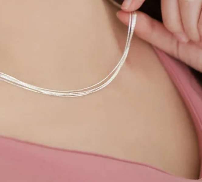 925 Silver Multilayer Necklace