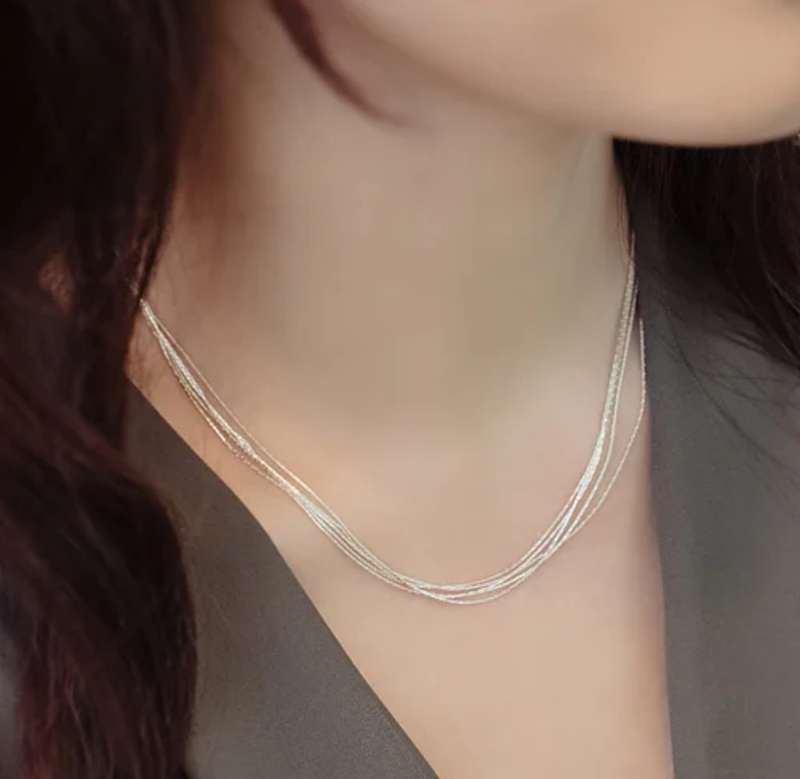 925 Silver Multilayer Necklace