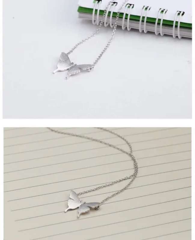 925 Silver Butterfly Necklace