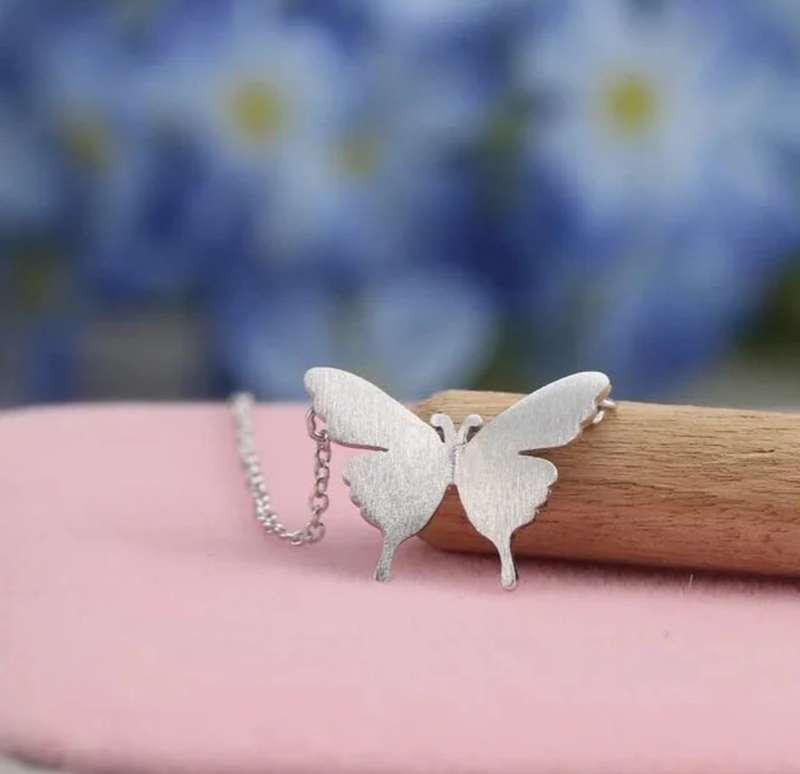 925 Silver Butterfly Necklace