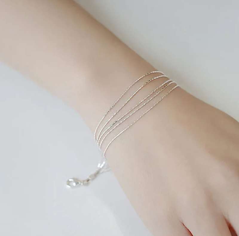 925 Silver Multi-layer Bracelet