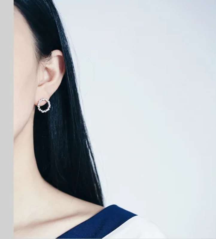 925 Silver Wreath Necklace and Earrings