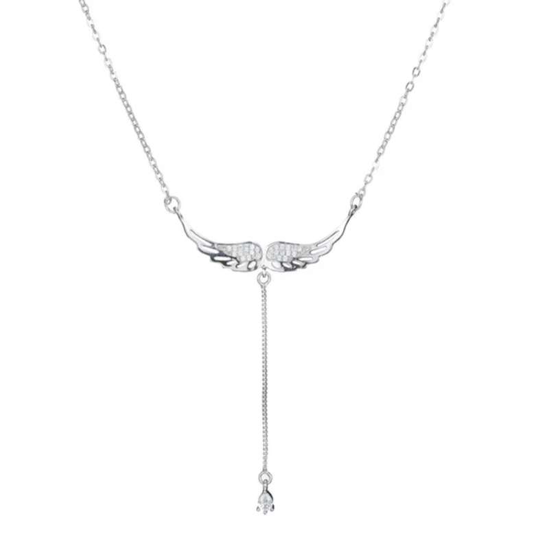 Sterling Silver Wings Necklace