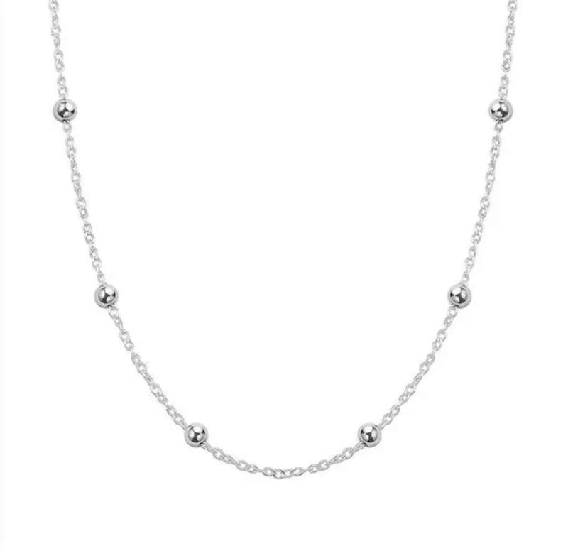 925 Silver Little Balls Necklace