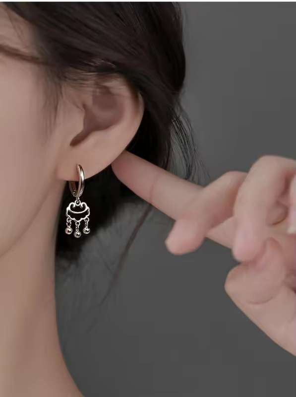 925 Silver Creative Ball Earrings