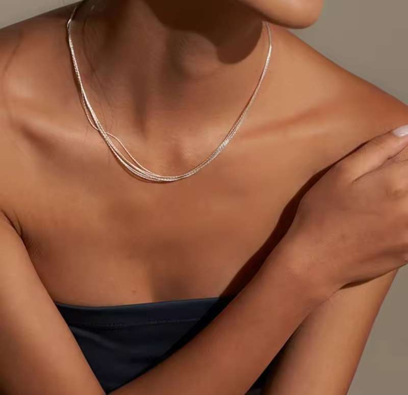 925 Silver Multilayer Necklace