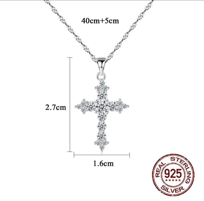 SPECIAL - 925 Sterling Silver CZ Cross