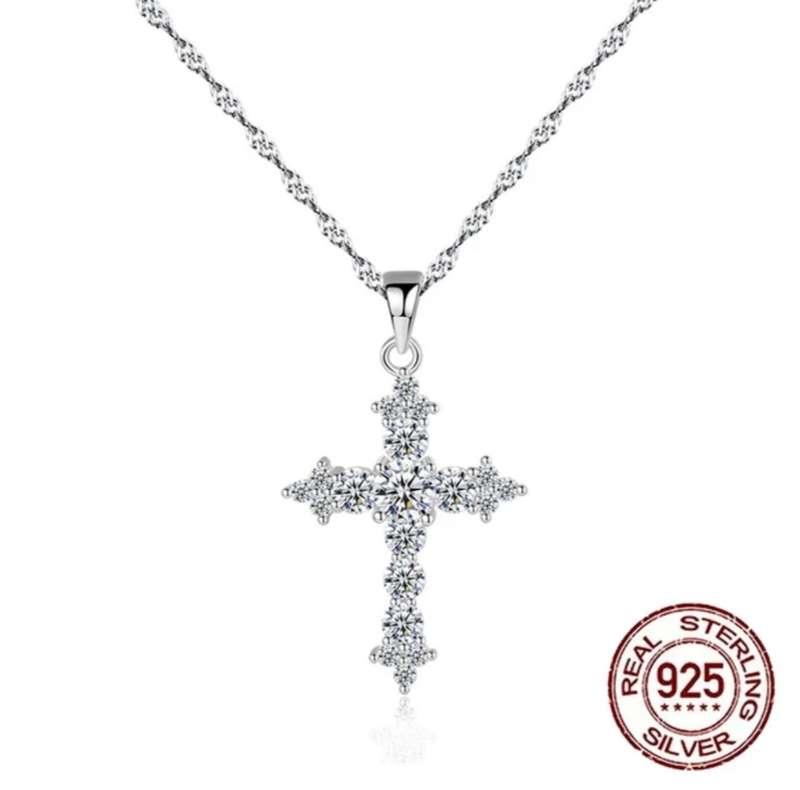 SPECIAL - 925 Sterling Silver CZ Cross