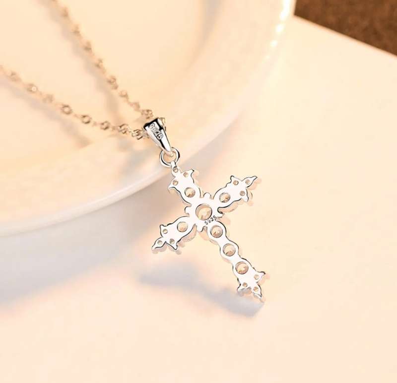SPECIAL - 925 Sterling Silver CZ Cross