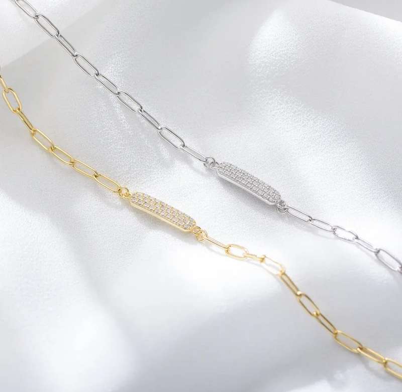 925 Silver Micro-Paved CZ Bracelet