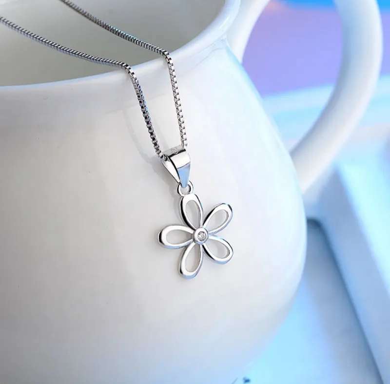 925 Silver Clover Necklace