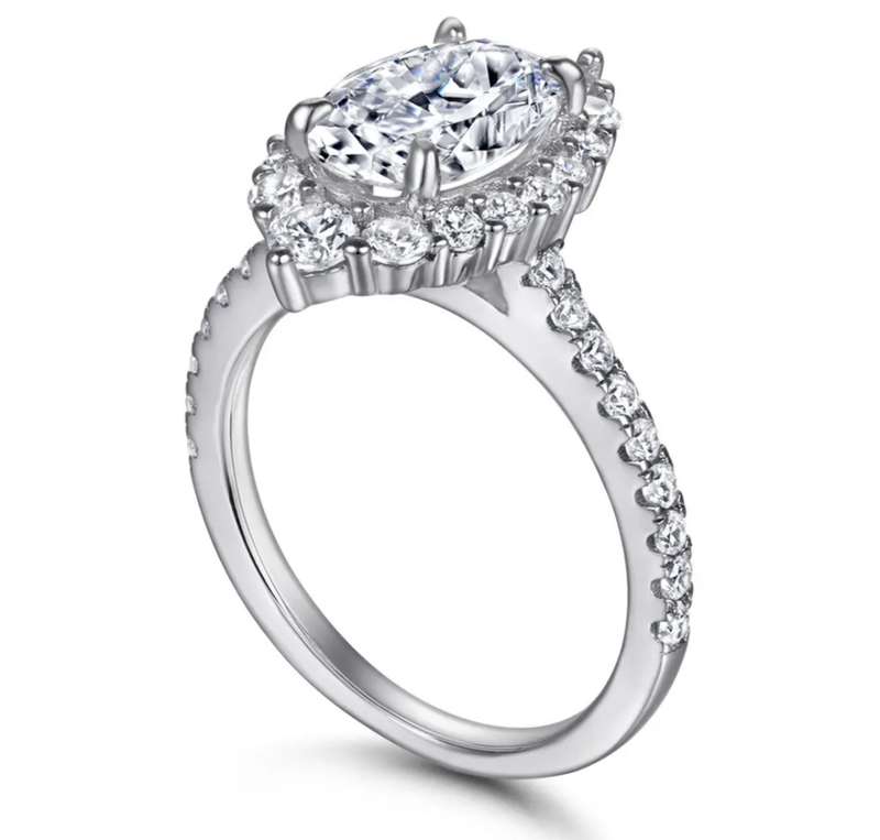 SPECIAL -Sterling Silver 2ct Marquise cut CZ Ring