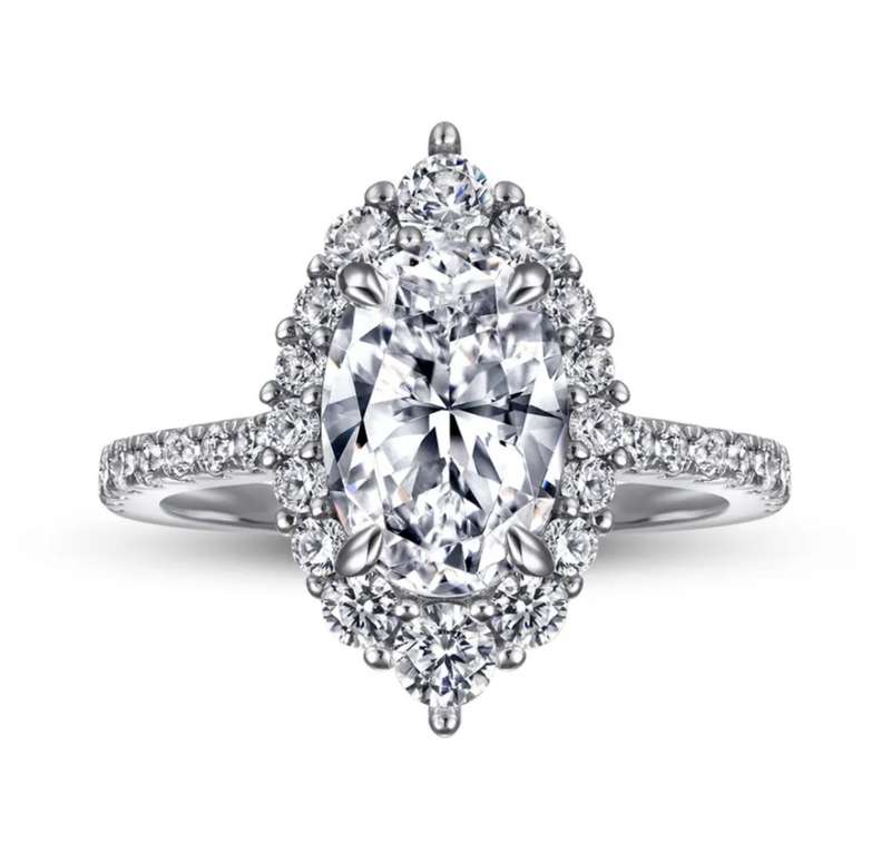 SPECIAL -Sterling Silver 2ct Marquise cut CZ Ring