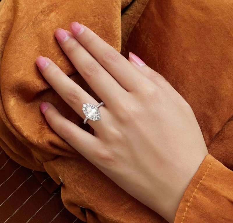 SPECIAL -Sterling Silver 2ct Marquise cut CZ Ring