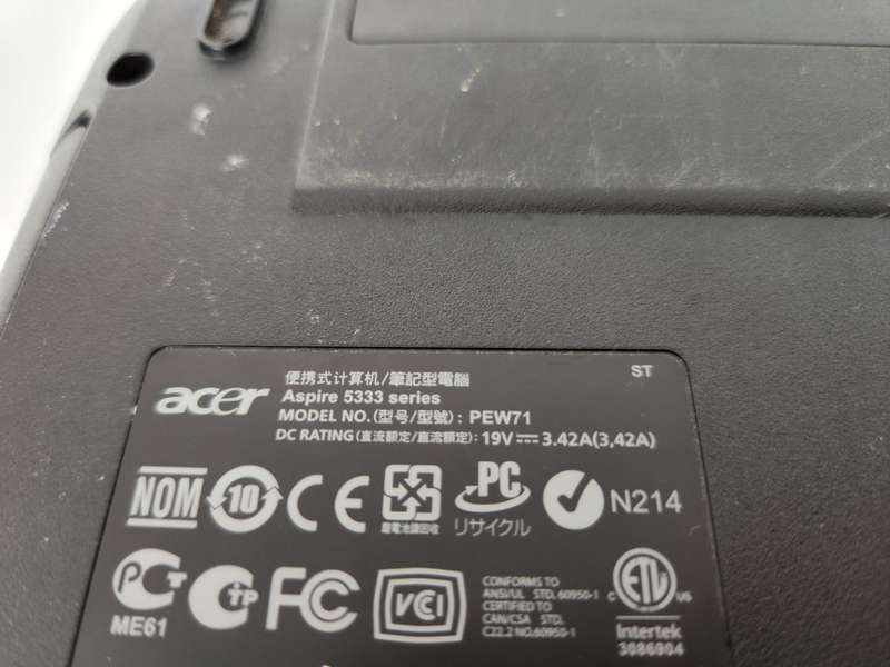 ACER ASPIRE 5333 up for Grabs - ****** R30 SHIPPING *****